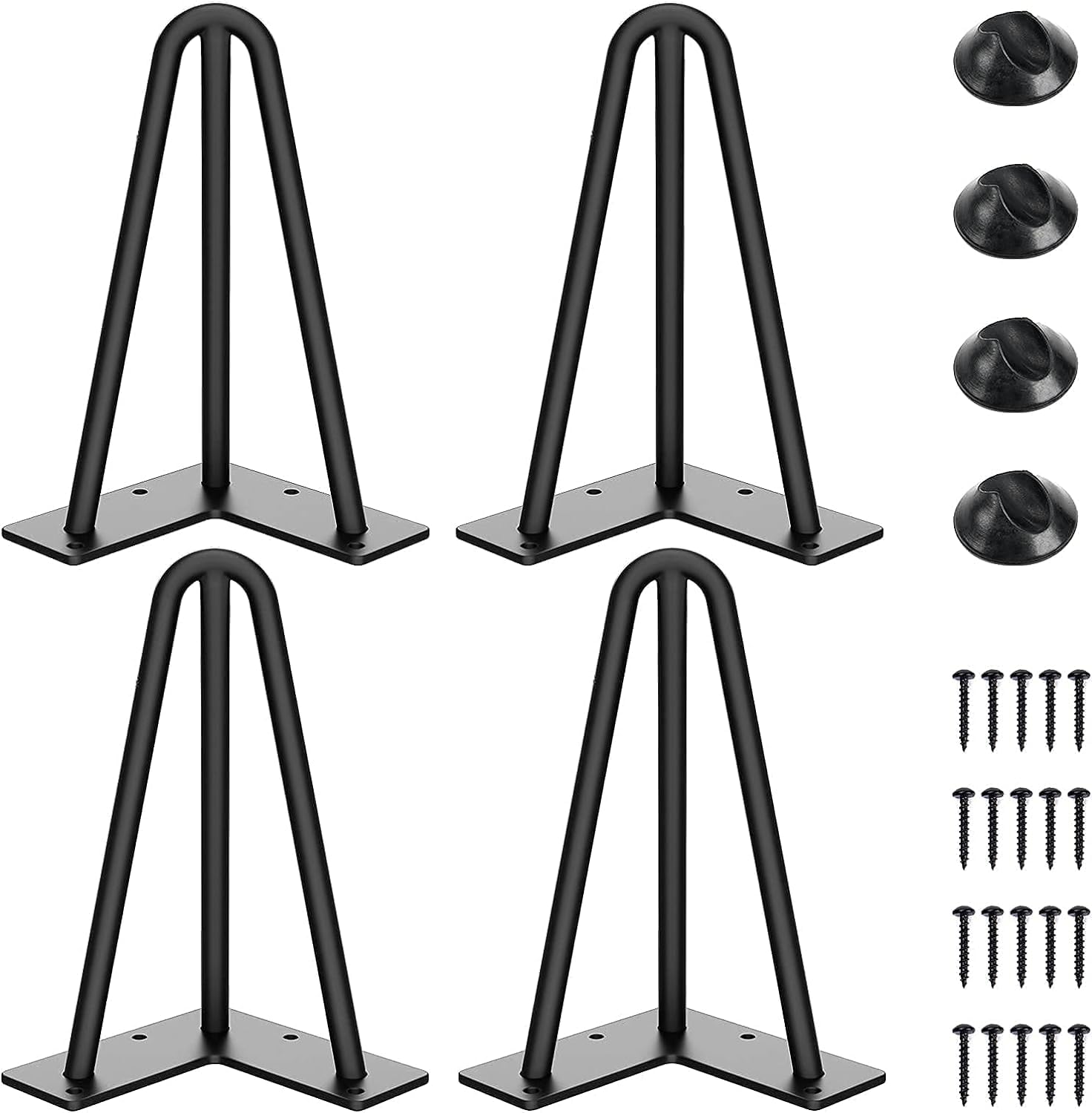 See full amazon price history chart for AVVIC MART Industrial Iron Hairpin Table Legs 8 Inch Set of 4 Pack Metal Bench Legs for 800lbs Load Capacity, Furniture feet Wooden Desk Legs Hair Pin Design (8 Inch 3-Rod Black) AVVIC MART Industrial Iron Hairpin Table Legs 8 Inch Set of 4 Pack Metal Bench Legs for 800lbs Load Capacity, Furniture feet Wooden Desk Legs Hair Pin Design (8 Inch 3-Rod Black) (B0D45MJC8H) Amazon Price History, Amazon Price Tracker