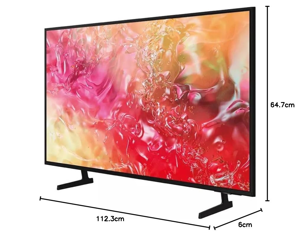 Samsung Crystal UHD DU7170 telewizor o przekątnej 50 cali, 127 cm (50DU7170), PurColor, Crystal procesor 4K, Q-Symphony, Smart TV [2024]