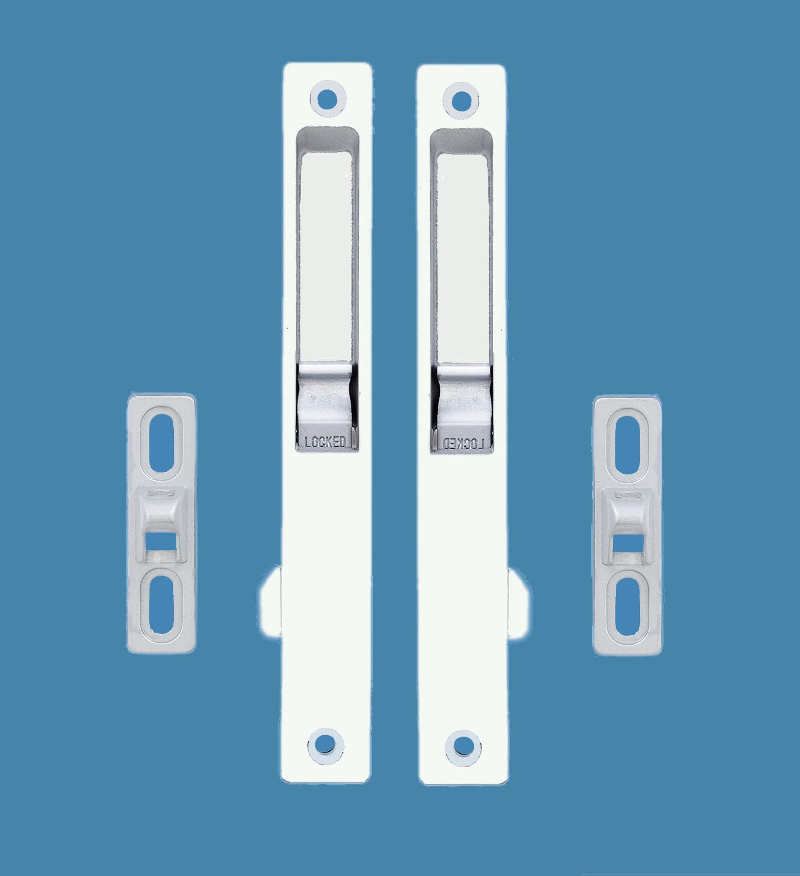First Lot Metal Body Concealed Handel-Cum-Latch for Aluminium Sliding Door & Windows Lock Set of 1 Pair (Ivory) (B09T17KQN4) Amazon Price History, Amazon Price Tracker