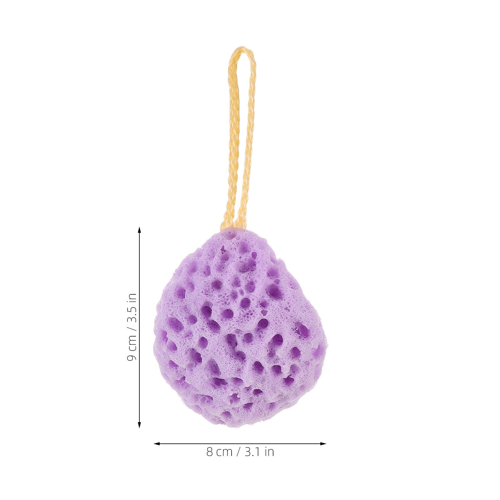 minkissy 36 Szt. Szt Wielokrotnego Użytku Gąbek Do Kąpieli z Miodową Strukturą Miodu Peelingujący Myjka Do Ciała z Zawieszką Gąbkowy Scrubber dla Skóry Gładkiej i Odświeżonej