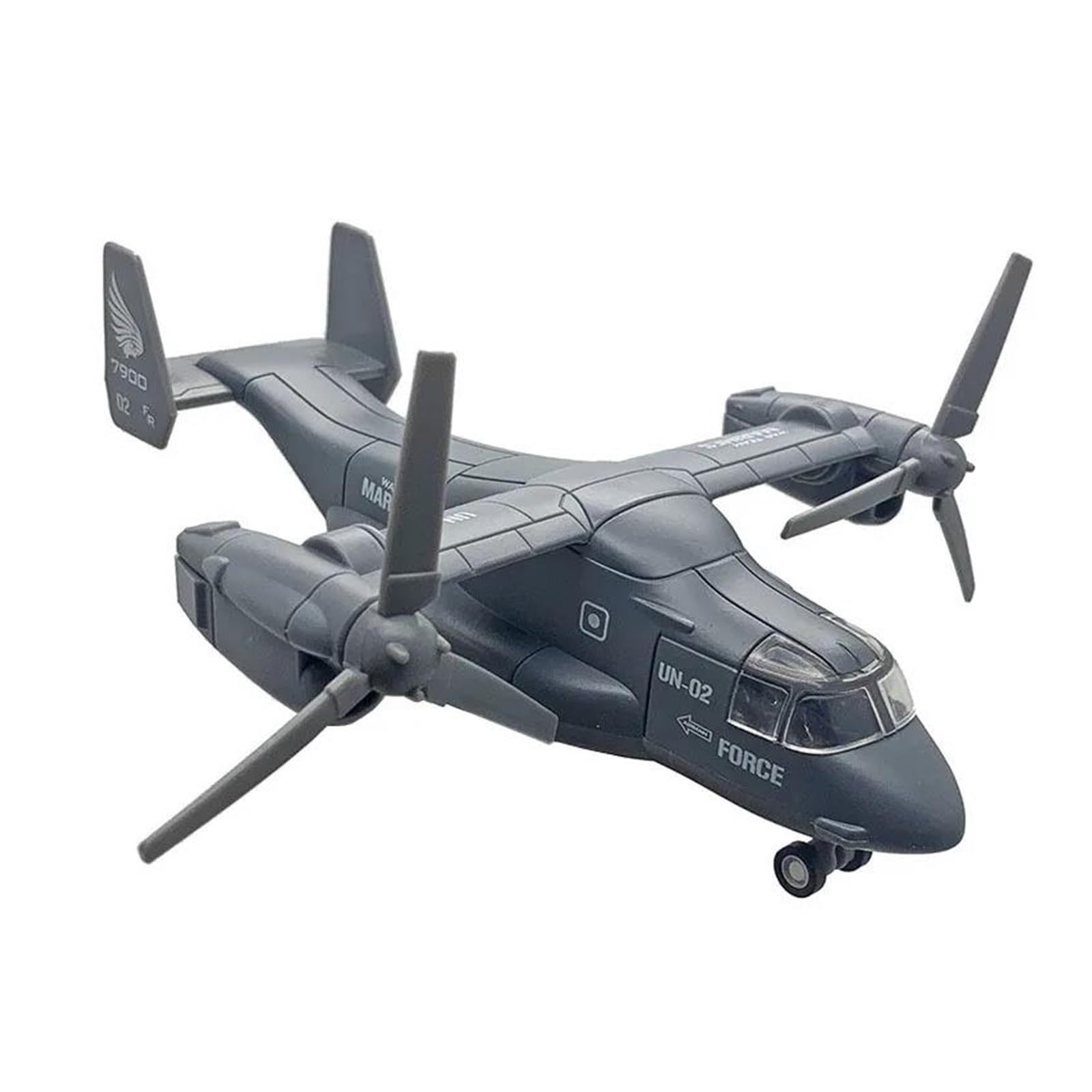 Must-Have per i Collezionisti per Osprey Transporter Modello di Aereo da Caccia Modello di Aereo pressofuso in Lega Adatto per Collezionisti Kit di Costruzione di Modelli