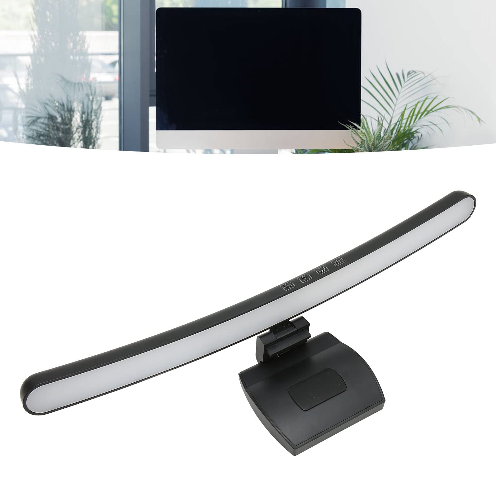 Lampe de Moniteur D'ordinateur, Barre Lumineuse de Moniteur D'ordinateur RVB 7 Couleurs, Lampe D'écran D'ordinateur LED, Barre Lumineuse de Moniteur D'écran à Gradation Tactile