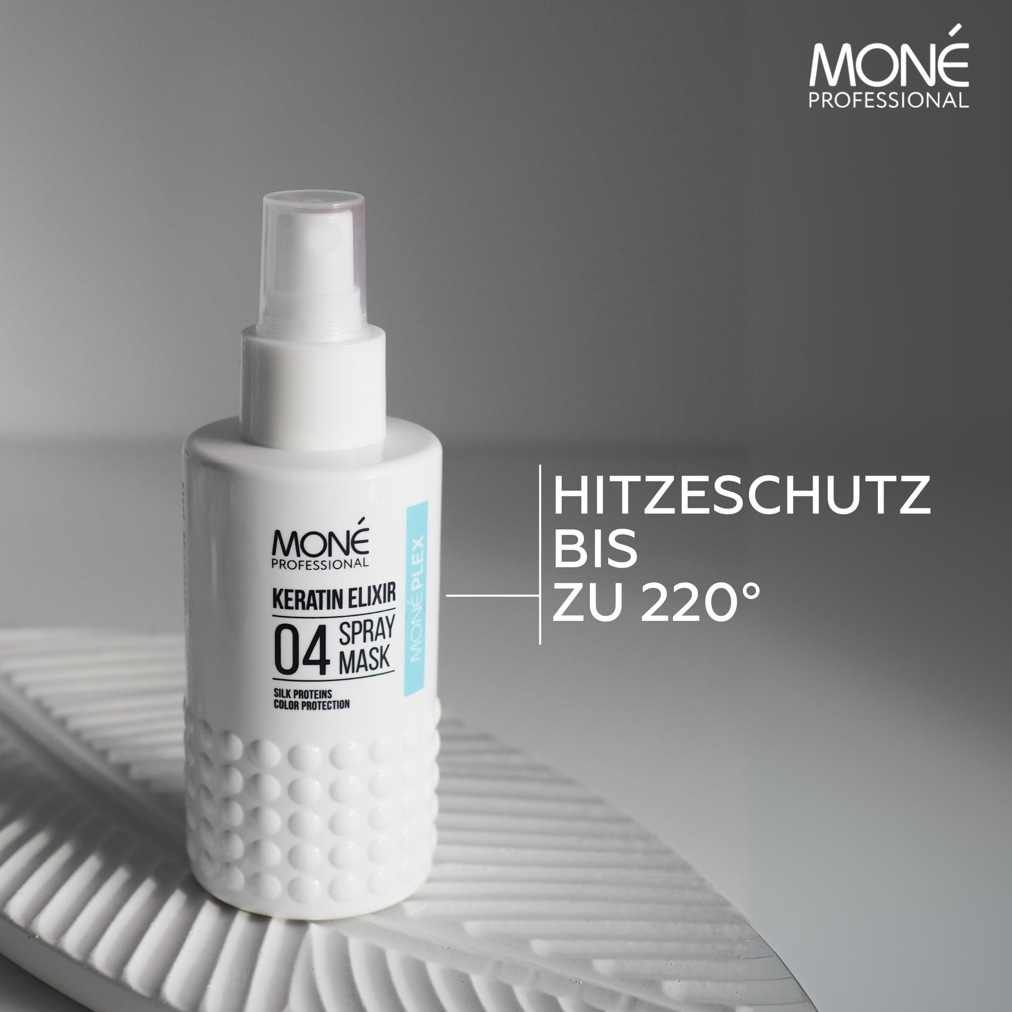MONÉ PROFESSIONAL - Keratin Leave-in-Conditioner - 10-in-1 - hitzeschutz für haare (Blau + 2 Rosa)