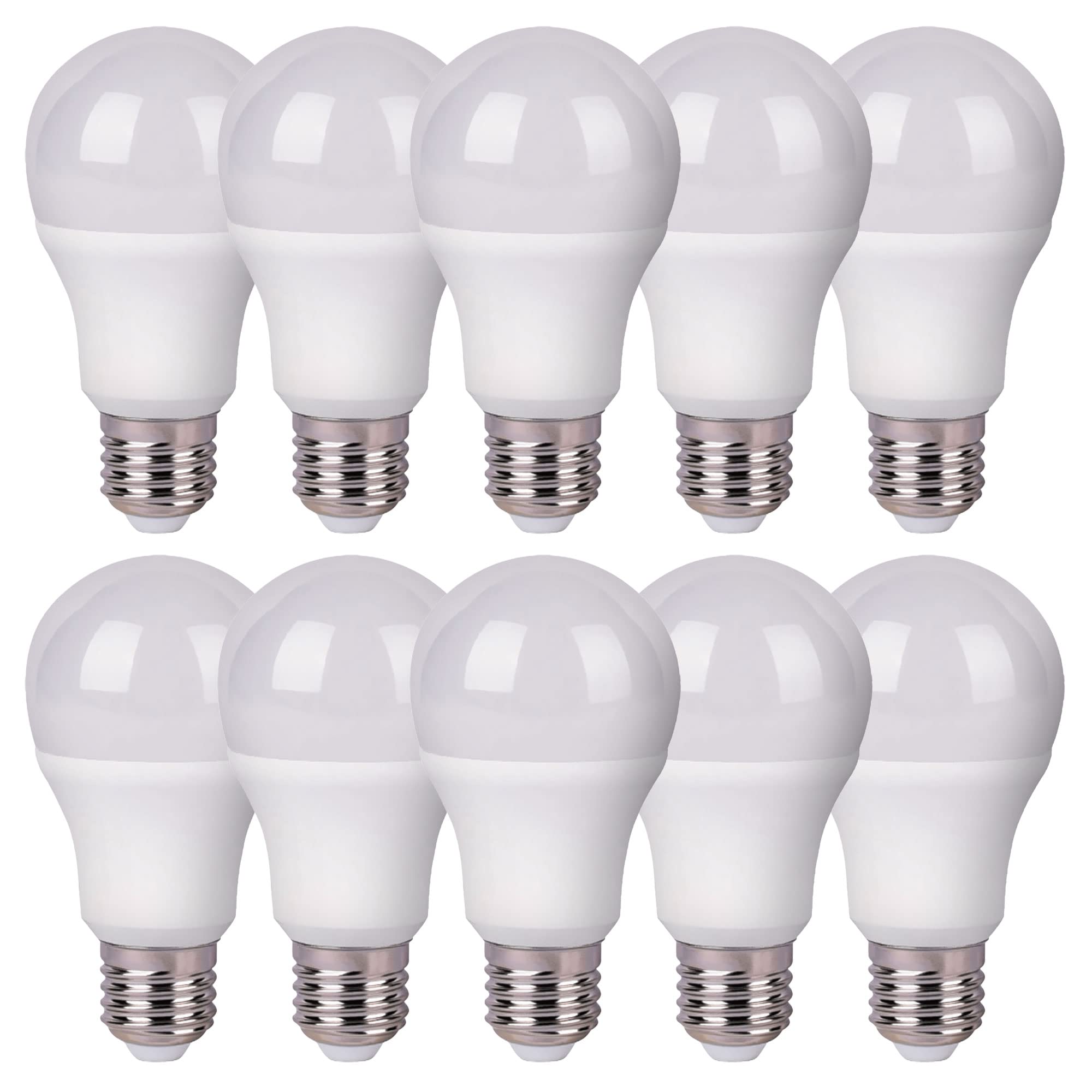Maxkomfort LED Glühbirne Ersetzt 100W | 10er SET A60 Leuchtmittel 14 Watt 1150 Lumen 3000 Kelvin warmweiß | Leuchtmittel Lampe Keramik