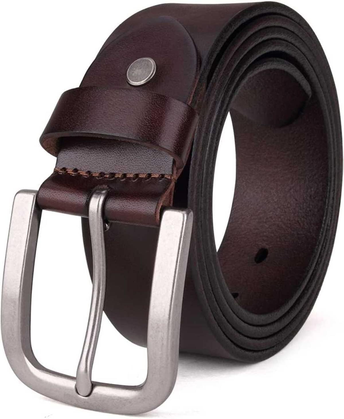 Genuine Leather Belt for Men | Brown | TM-16 | Size 34-image-36