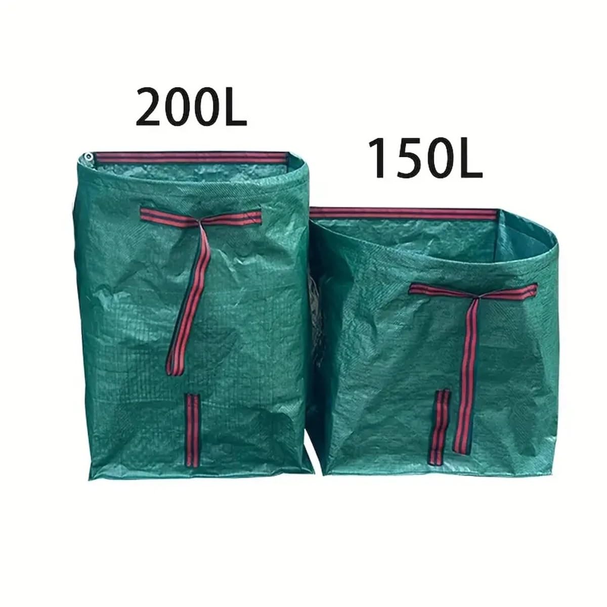 Halbrunder Garten-Blatt-Sammelbeutel, Garten-Staubsammler-Gartenbeutel, Garten-Blatt-Müllbeutel Gartenabfallsack gartenwerkzeug(270L)