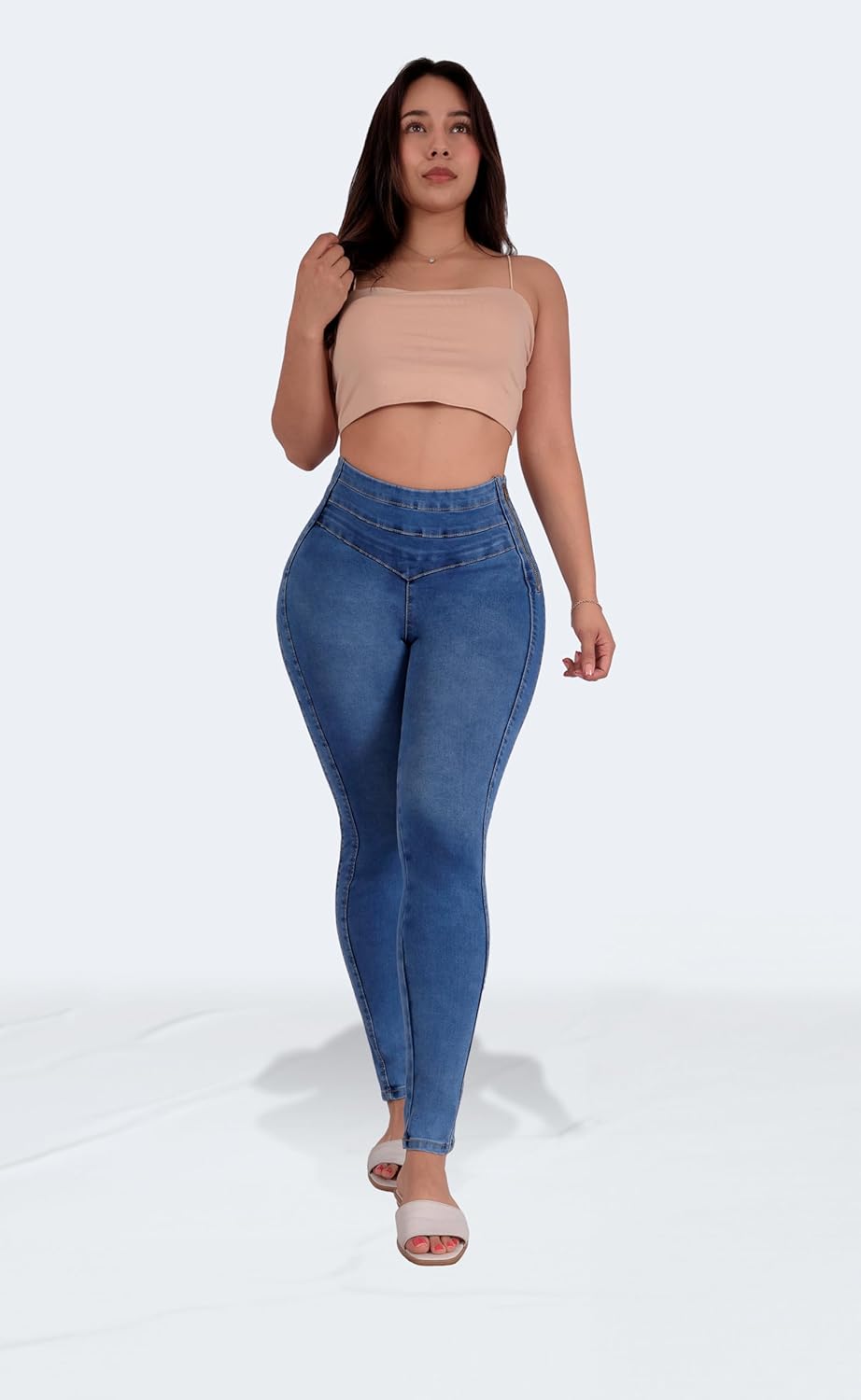Sea Brazil Pantalones Colombianos Levanta Pompa | Butt Lifting High Waisted Jeans for Women | Lipo Jeans