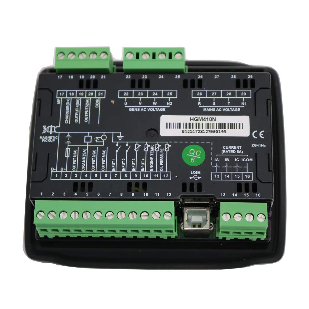 New Smartgen HGM410N Single Unit Automation and Remote Signal Start/Stop Generator Controller
