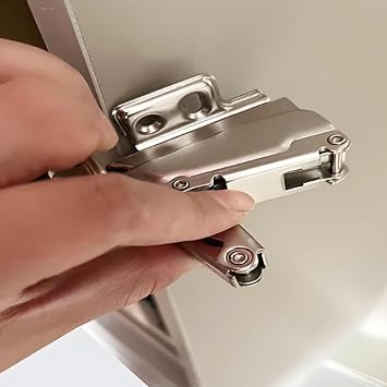 2 pieces/180 Degree Softs Closed Cabinets Hinges (Full Coverage)/180 ° Cabinet Door Hinges/Hidden Frameless YUEZIYE Kitchen cabinets/Wardrobe Folding/