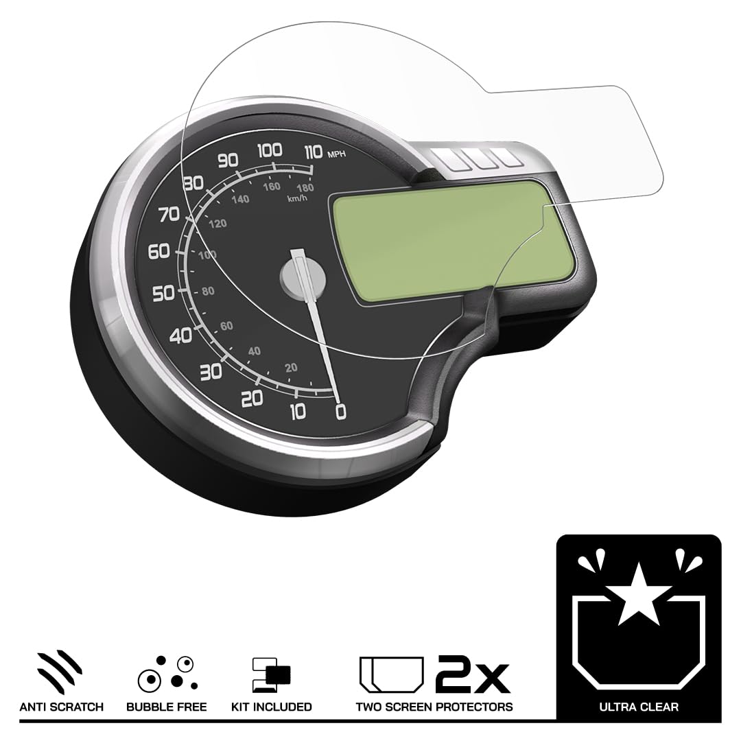 Speedo Angels Dashboard Screen Protector compatible with SPEED 400 (2024-) 2 x Ultra Clear