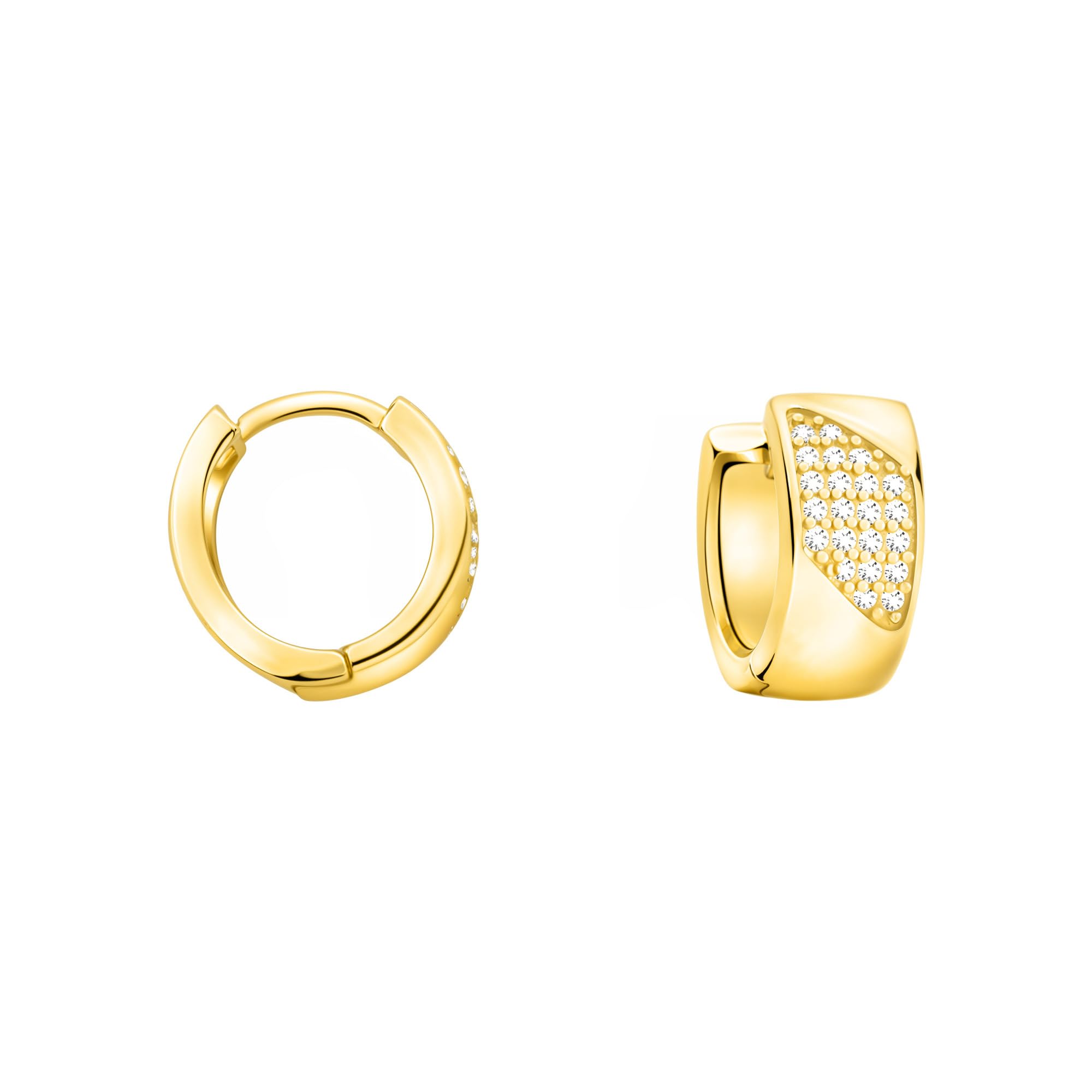 SOFIA MILANI - Orecchini da Donna in Argento 925 - con Pietra Zircone - Creoli