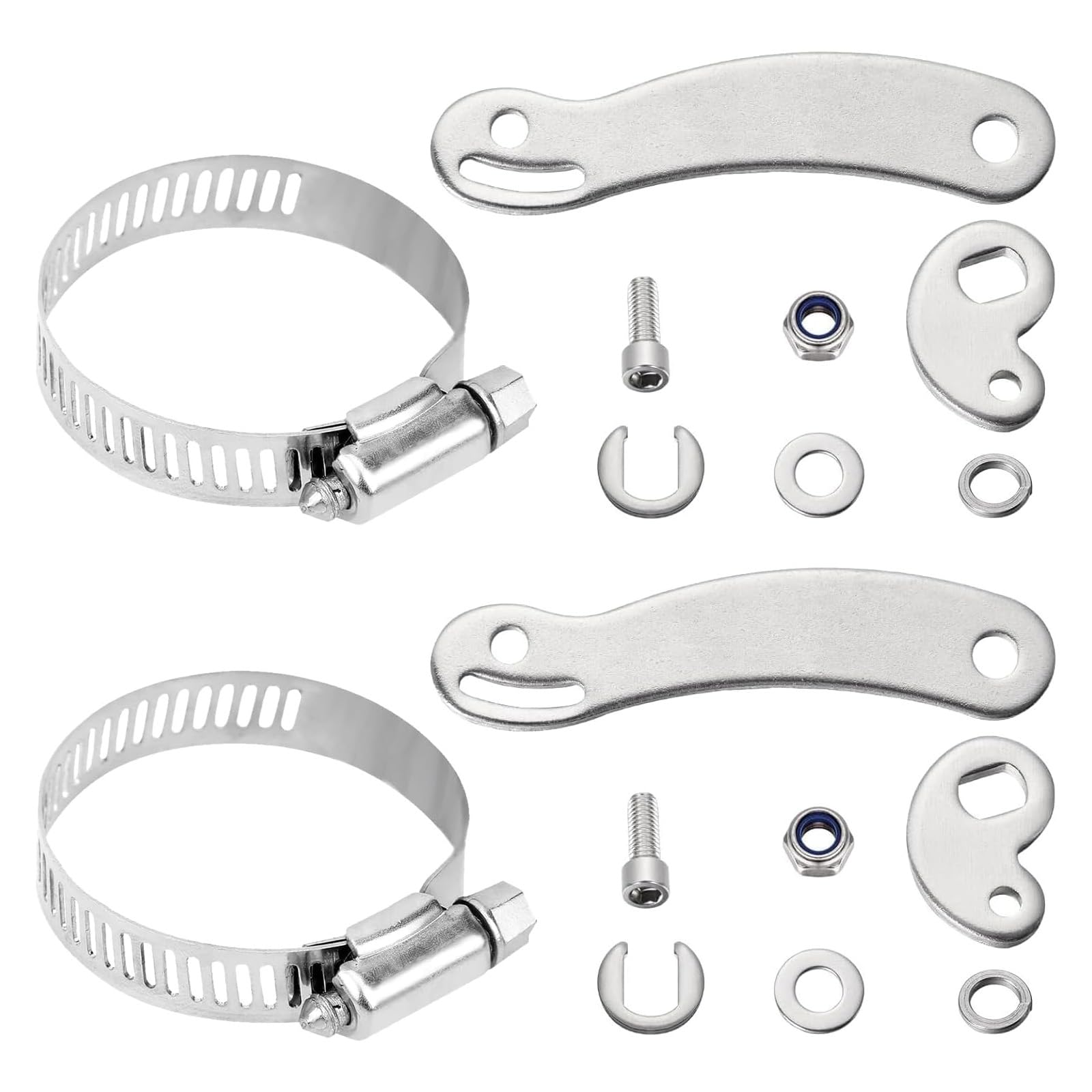 2 Sets Torque Arm for Ebike, Universal Cycling Torque Arm Conversion Kit, Electric Bicycle Torque Arm Protective Accessories, Bicycle Dropout Amplifier for E-Bike Front Rear Hub Motors