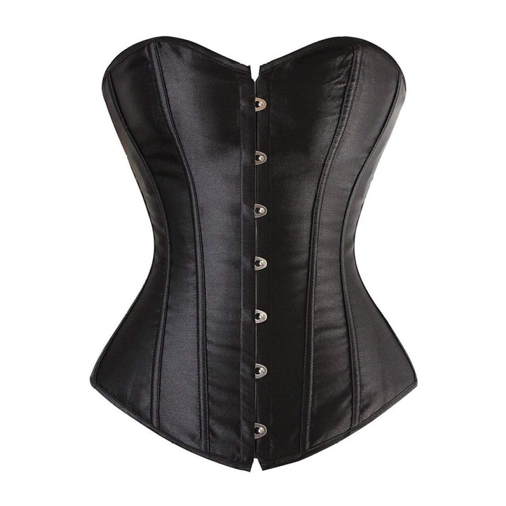 Buy Satin Overbust Corset Top Lacingup Bustier d Corselet Wedding