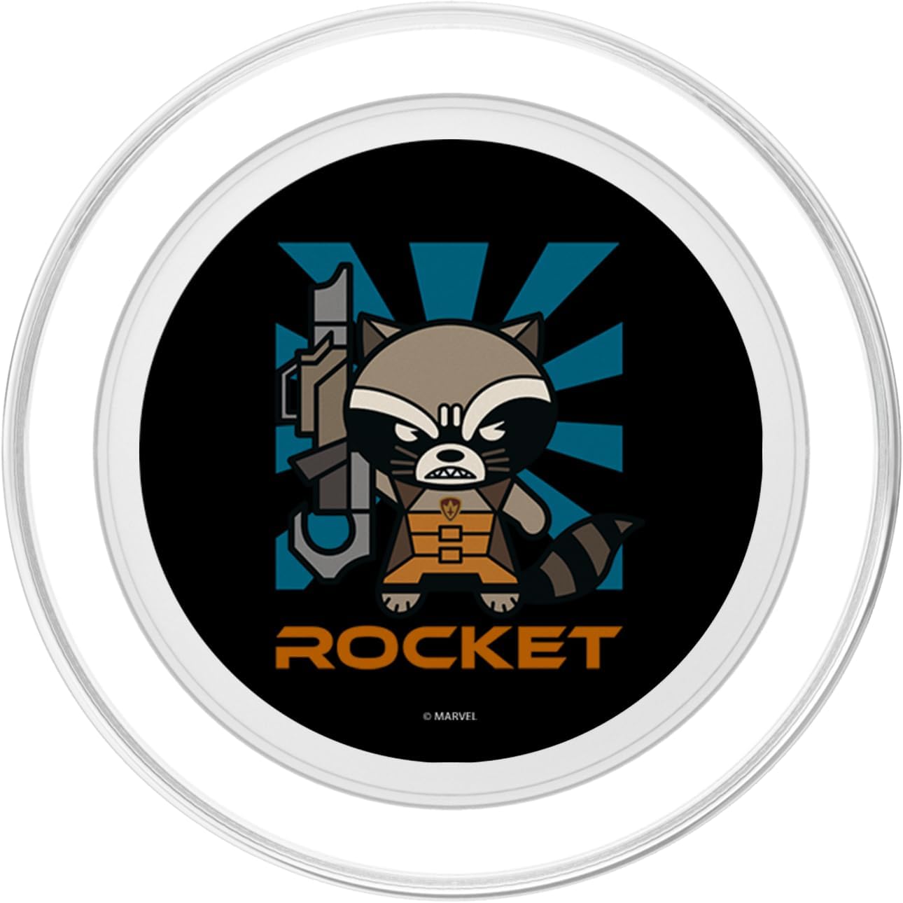 Marvel Guardians Of The Galaxy Rocket PopSockets MagSafe PopGrip for iPhone