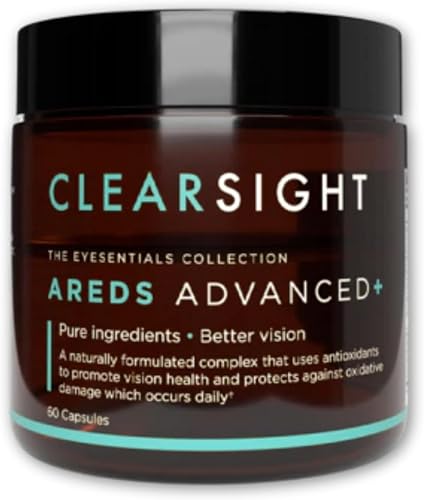 Clearsight AREDS Advanced+ Vitaminas para la salud ocular Luteína, zeaxantina, vitamina E, vitamina C Luz azul y apoyo de la visión Vitaminas