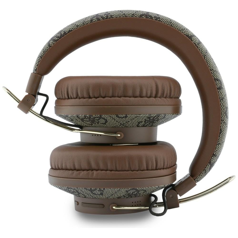 CG MOBILE Guess Triángulo Logo Bluetooth ENC Auriculares de diadema (marrón)