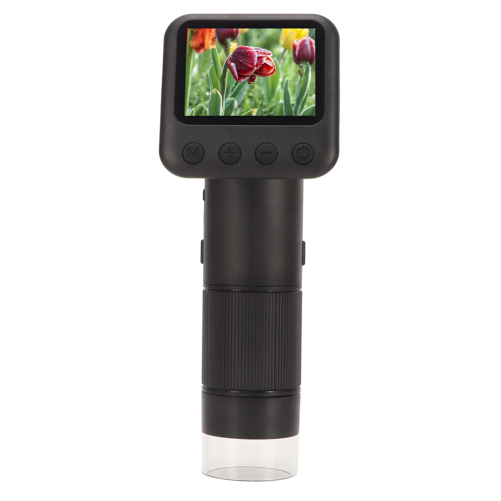 FILFEEL Microscopio Digital de Mano con Pantalla LCD HD 800X, Microscopio de Bolsillo Portátil Recargable con Luz LED