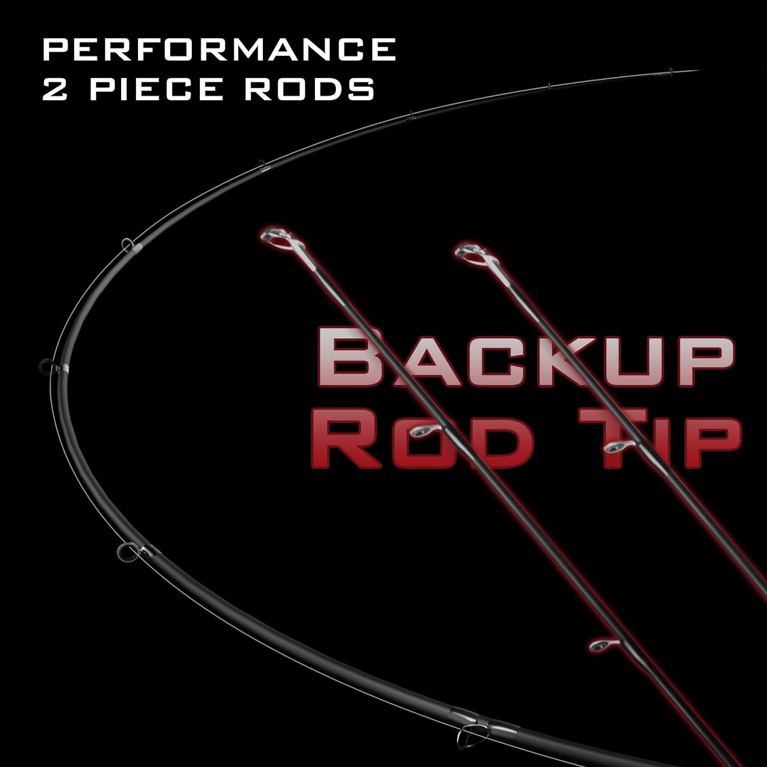 KastKing Royale Advantage Fishing Rod, Spinning Rod & Casting Rod, IM6 Graphite Blanks, 2-Pieces Rods with Extra Tip Section,KastFlex Technology, Power Transition System, EVA Handle, 17 Lengths and Actions