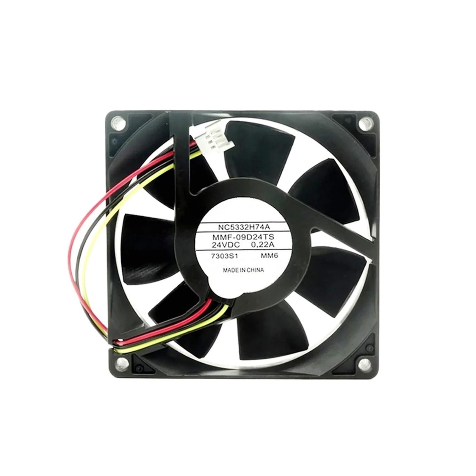 YLPWKMVZ Server Silent radiator 24VDC 0.22A MMF-09D24TS-MM6 NC5332H74A 90 * 90 * 25mm Axial flow fan