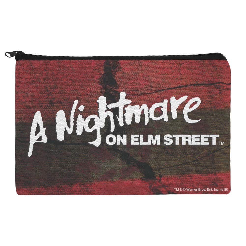 A Nightmare on Elm Street Logo Makeup Cosmetic Bag Organizer Pouch