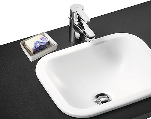 Miniatura 2 de Jabonera de cerámica Jabonera de acero inoxidable para baño y ducha Caja de jabón de drenaje de doble capa