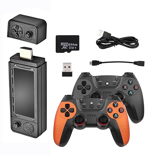X9 Ultra Retro Game Sticks con 2.4G Dual Wireless Controllers, 256G Plug and Play TV Video Game Console Emuladores 4K HD para TV, más de 60000 juegos