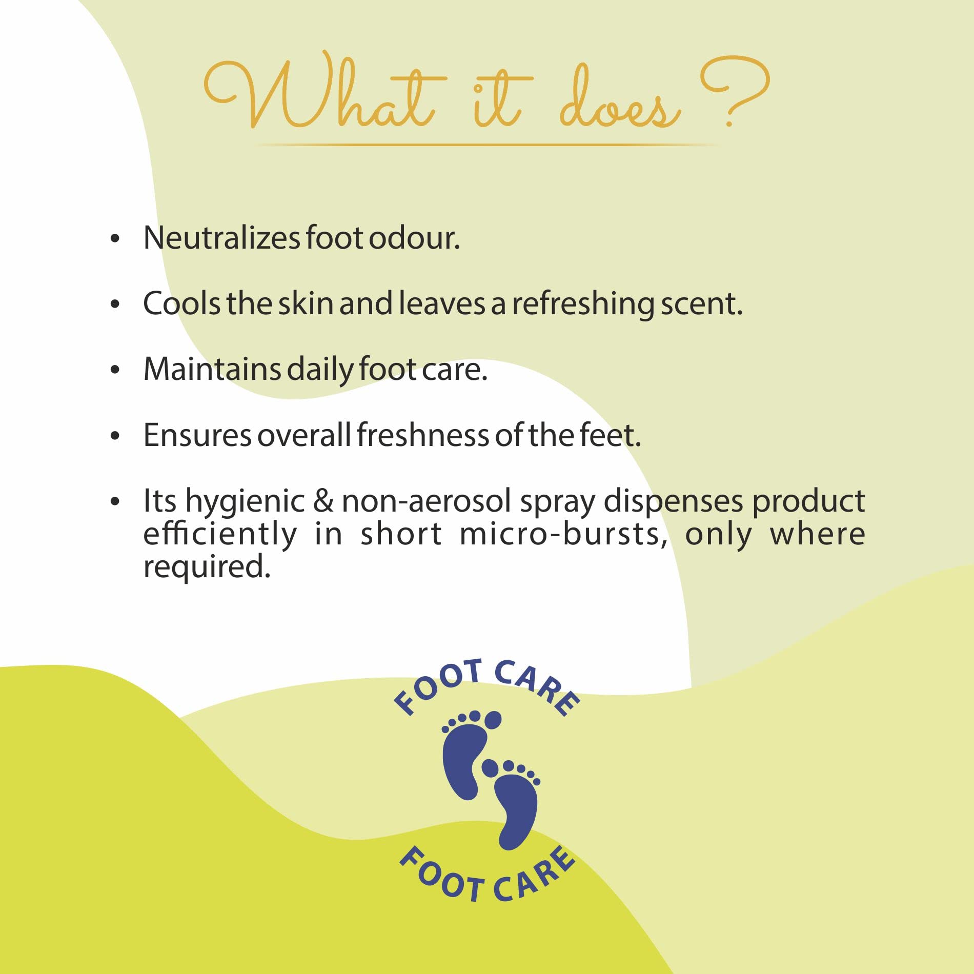 Footvital Feet Spray for 24x7 Odor Protection from Smelly feet with Peppermint & Patchouli Oil, Eliminates Foot Sweat & Odour Causing Bacteria, Instant Foot Odour Neutralizer Fresh fragrance-100 ML 2