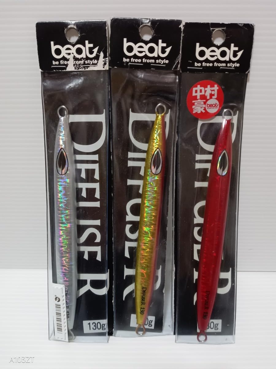 Amazon.co.jp: BEAT ビート メタルジグ ジギング 130g 3本セット 3色