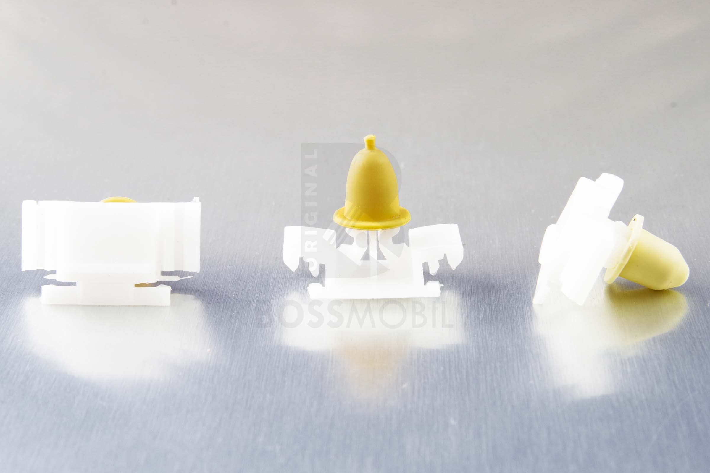 20x pieces original Bossmobil trim side moulding clips M  