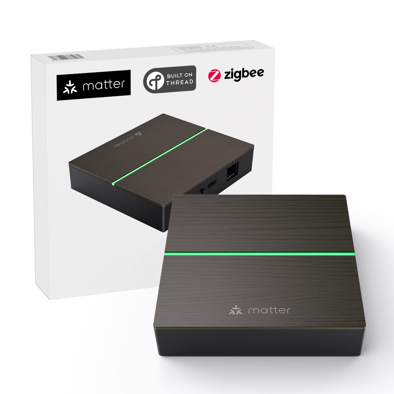 MIUCDA AVATTO Smart Home Hub, Matte Controller, Tuya Zigbee Gateway Hub, Wired Thread Hub Bridge for Home Automation, Supports Alexa, Google Assistant, Apple HomeKit, SmartThings