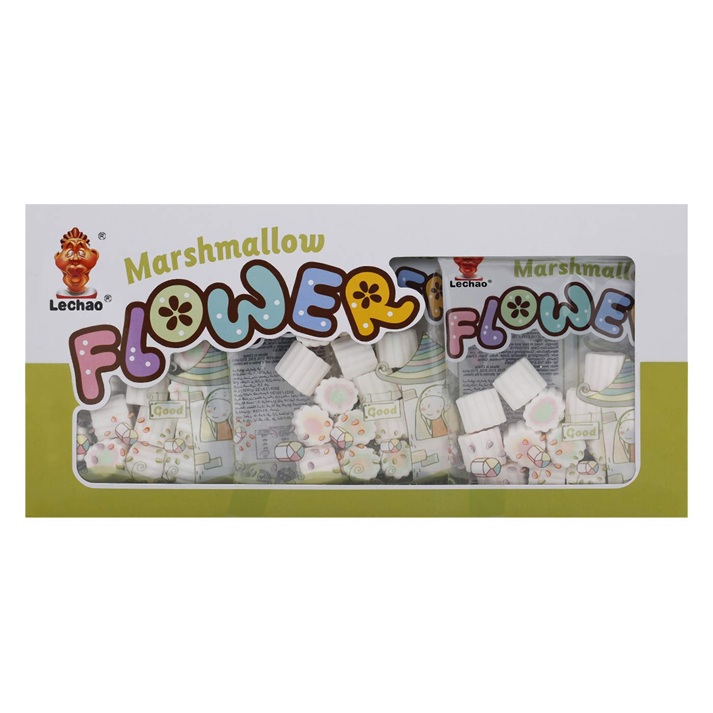 Flower Marshmallow Candy, 15 Gm (Pack Of 24), large