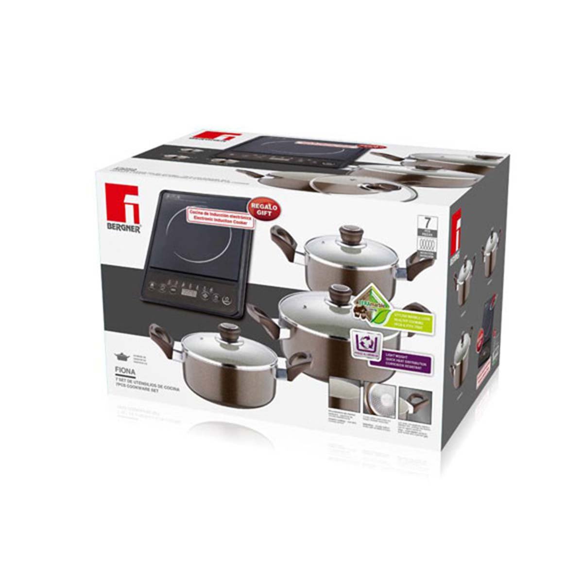Bergner Fiona - Drums 7 Pezzi Piano Cottura a induzione