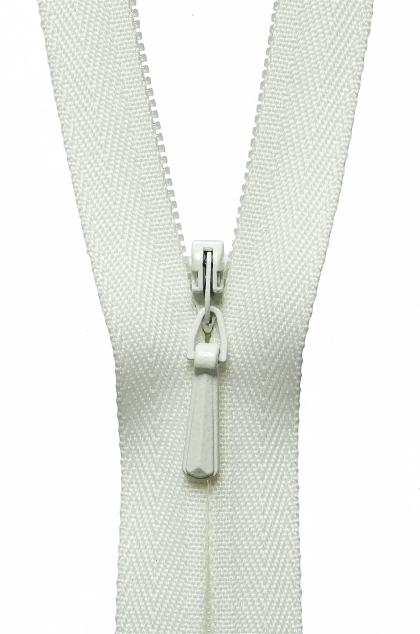 YKK Concealed Zip, No. 502 Cream, 41 cm Length