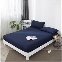 Ezgi Stella Flavo%100 Pamuk  ift Ki ilik Luxury Lastikli  ar af Seti Lacivert 160X200+30Cm, STFVCFC798