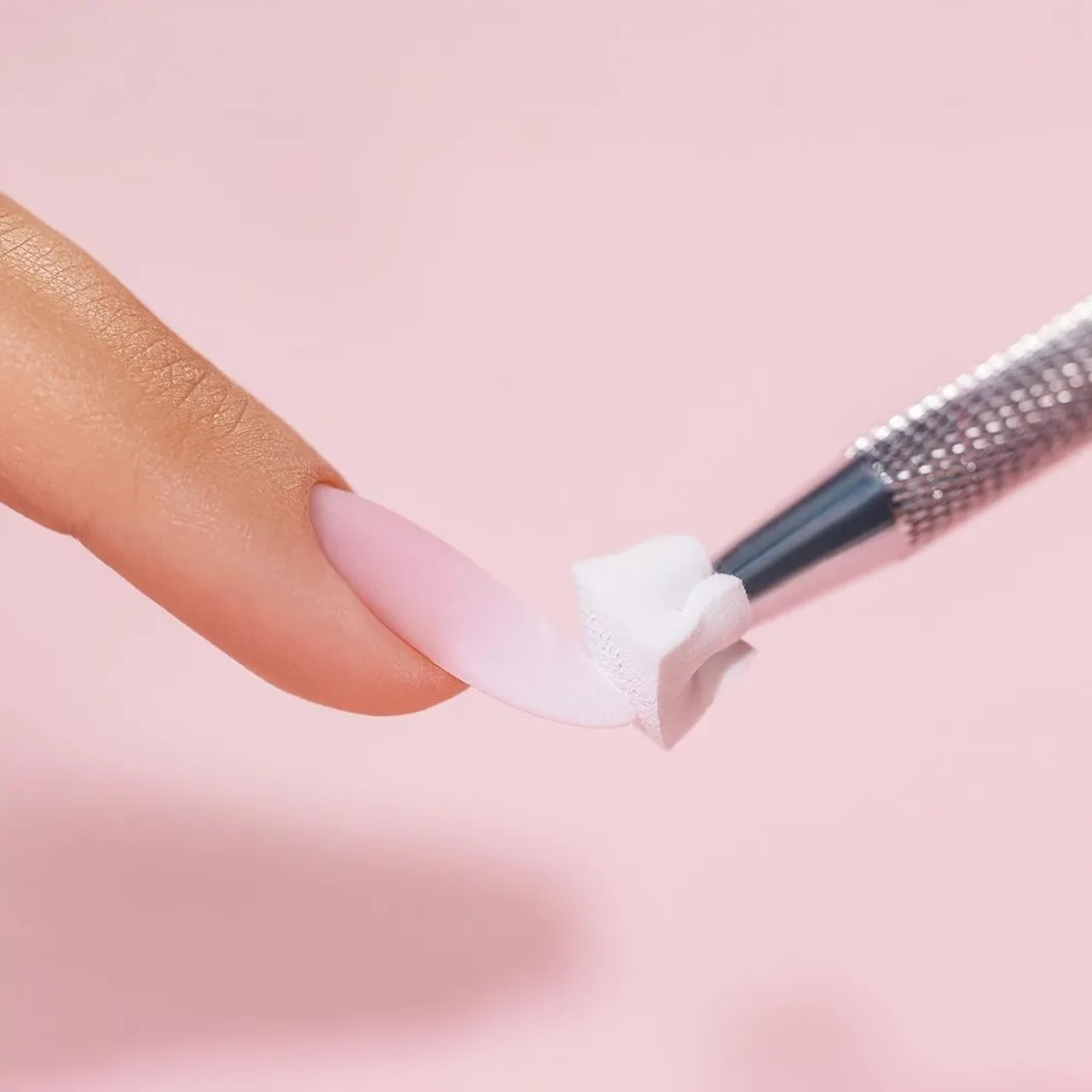 Glam'Up Paris - Kit Éponges & Pince pour Effet Dégradés et Baby Boomer - Nail Art - 100 Pièces Éponges avec Pince Métallique Antidérapante