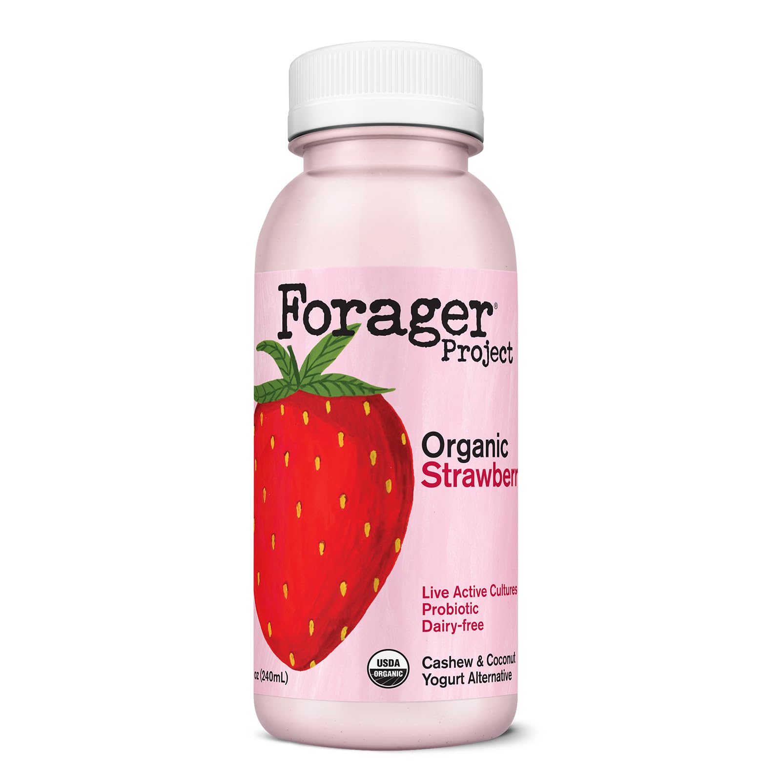Amazon.com: Forager Project Organic Strawberry Cashew Drinkable