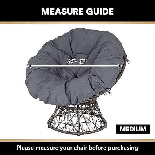 Miniatura 8 de Funda redonda de terciopelo para silla con platillo de alta elasticidad, funda de cojín extraíble para silla de barril, protector de muebles para