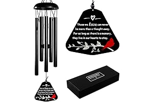 Cardinal Wind Chimes for Outdoor Bereavement Gifts
