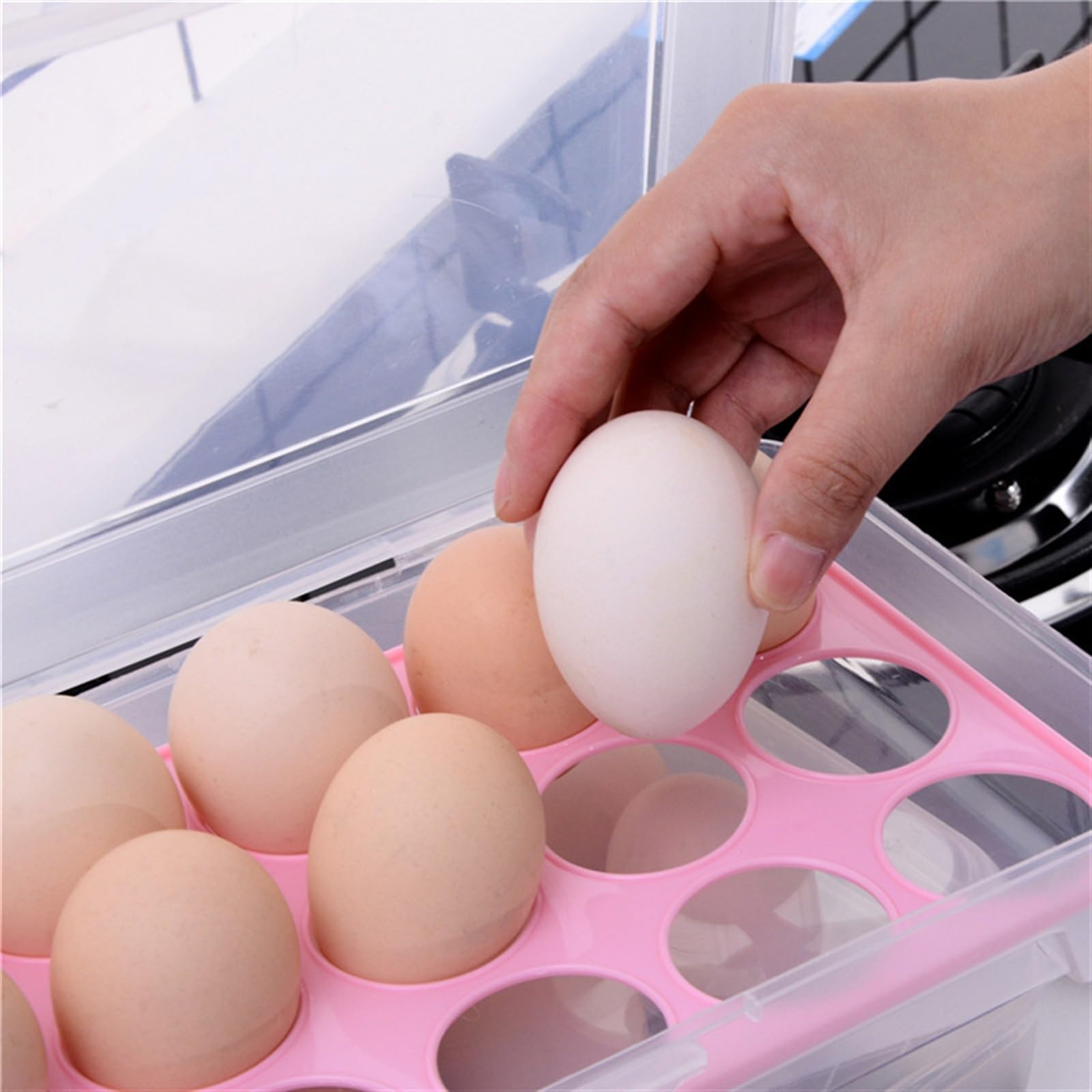 JINGYAN Contenitori per la conservazione degli ali Box Food Container Storage Convenient Kitchen Restaurant Products