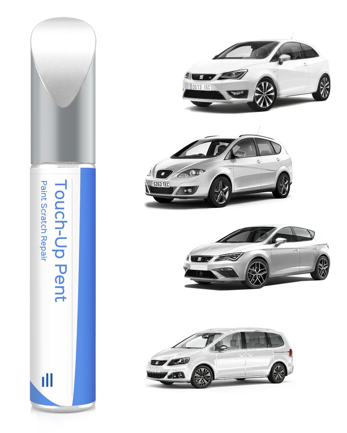 B9A/LB9A - Pintura de retoque para SEAT (color blanco caramelo/caramelo), color blanco — view 6