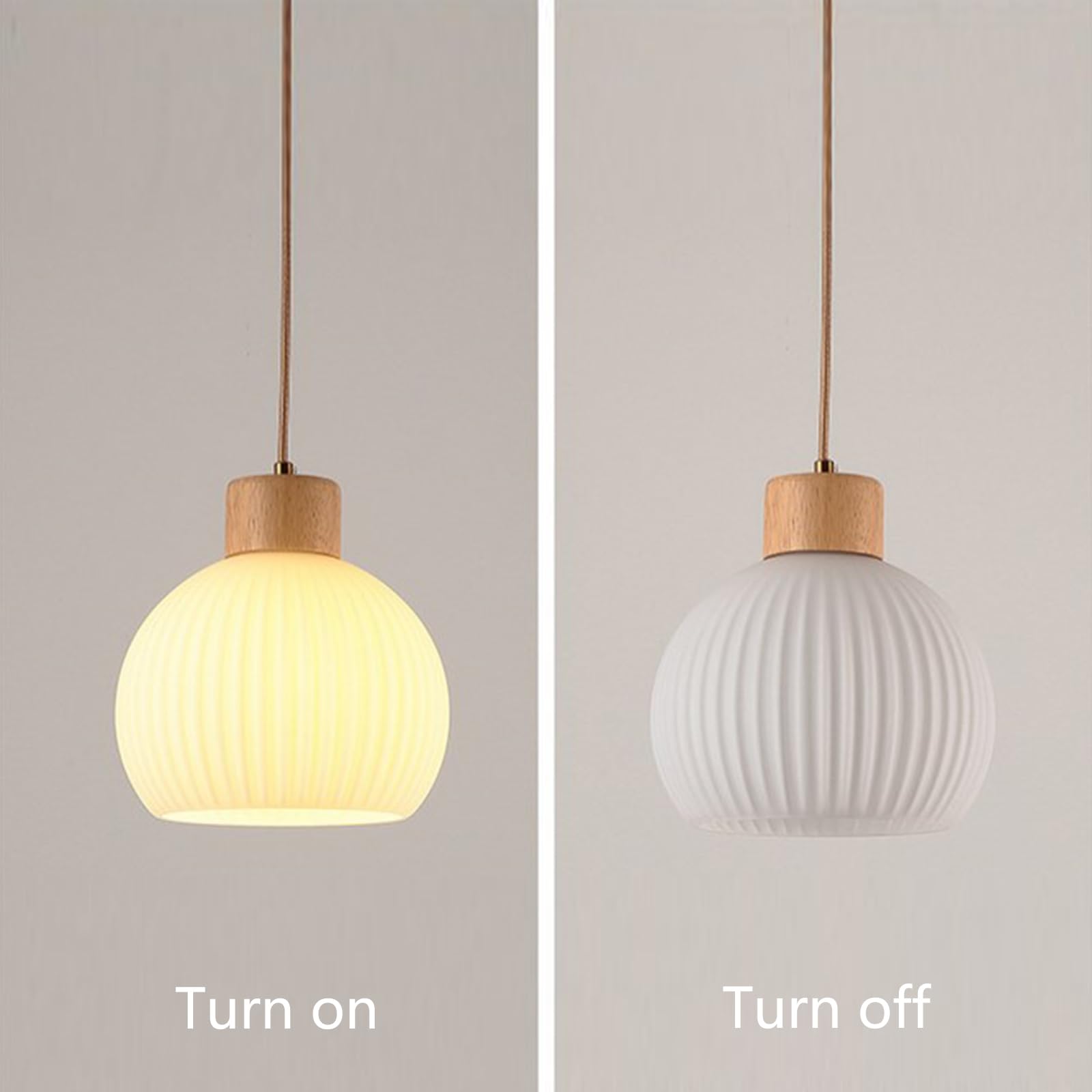 2 sztuki lampy wiszące ze szkła E27, retro żyrandol ze szklanym kloszem, lampa sufitowa, drewno, dekoracja do sypialni, salonu, kawiarni, średnica 20 cm