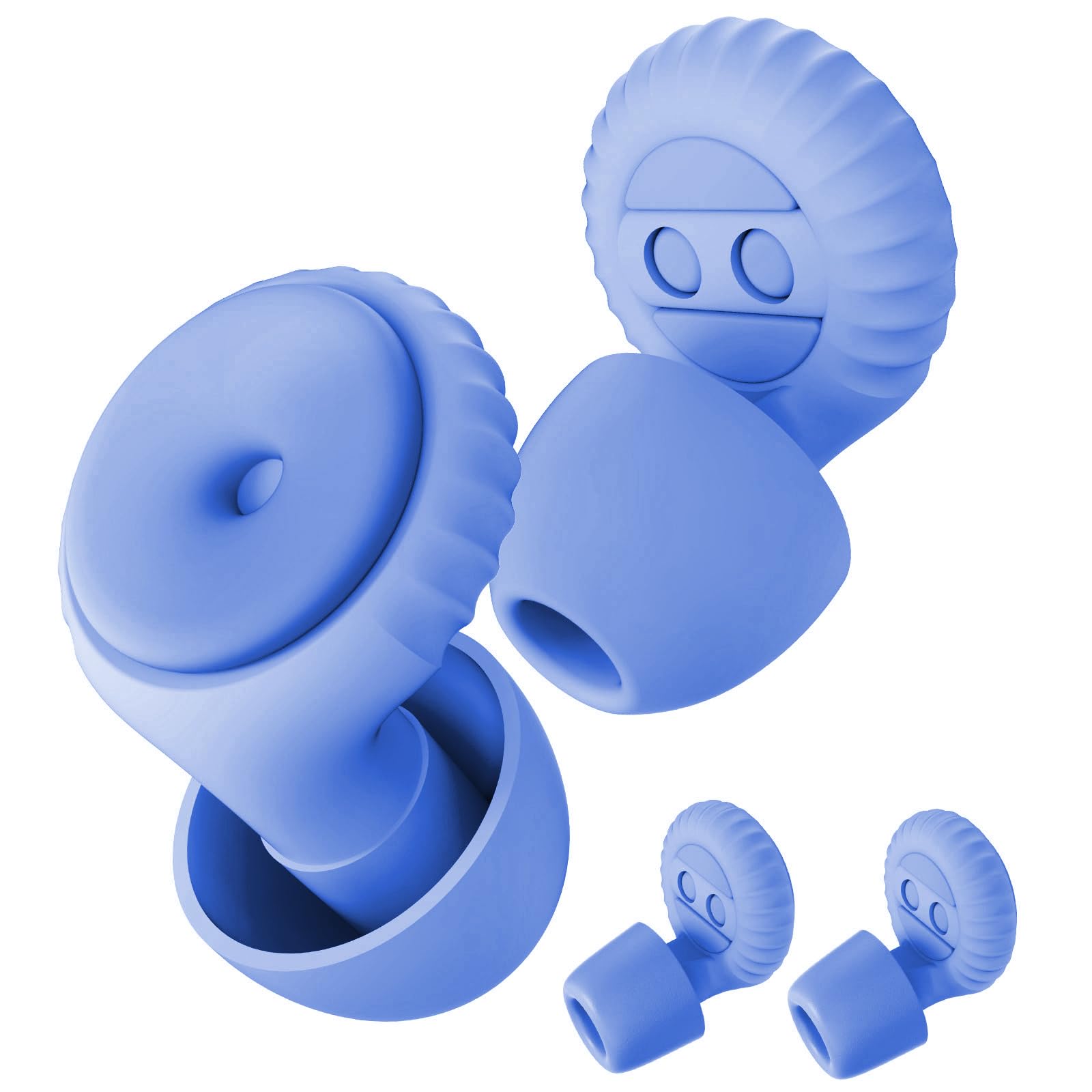 Tapones silenciosos A3, color azul