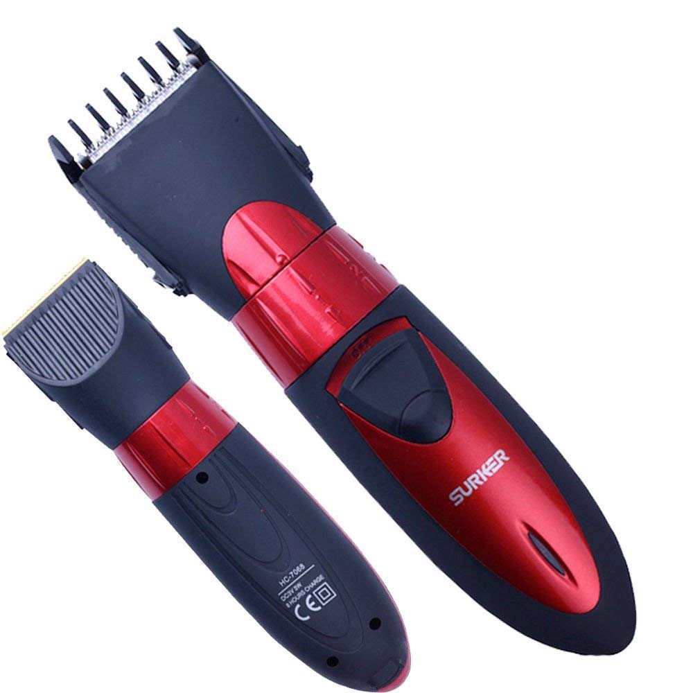 Rasoio taglia capelli tagliacapelli regola barba SURKER regolabile impermeabile