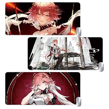 鳴潮 1周年 台湾 限定 マウスパッド デスクマット J1 1点 Amazon.co.jp: 長離 チョウリ マウスパッド 鳴潮 めいちょう