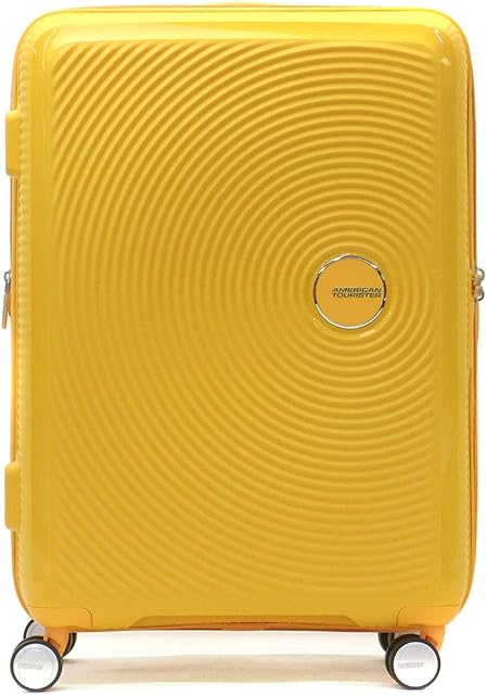 American Tourister Soundbox  Spinner S z możliwością rozbudowy, bagaż podręczny, żółty (Golden Yellow), M (67 cm - 81 L), Spinner M (67 cm - 81 l)