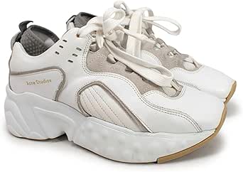 ACNE STUDIOS Secondhand Weiße Leder Manhattan Sneakers