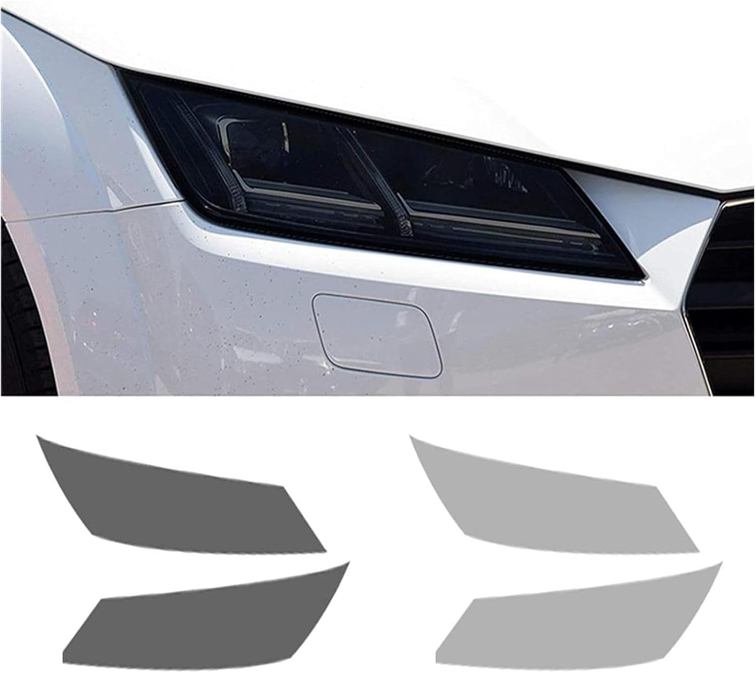 SamLng Car Front Light Film for TT 2015-2021 Car Headlight Film Headlight Protection Sticker Car Front Headlamp Protection Film car Lights Film Headlight Anti-Scratch Non-Yellowing Protective Film