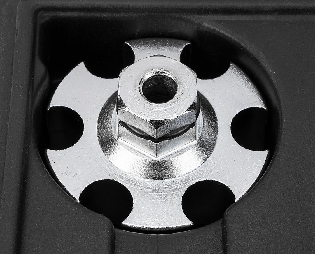 Close-up of the crankshaft locking pin from the NEO TOOLS 11-303 kit.