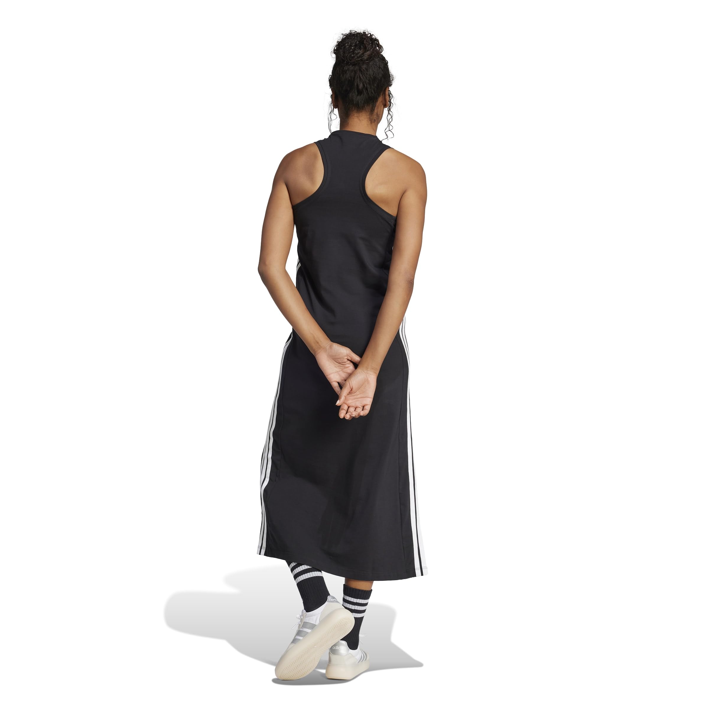 adidas Women's Vestido Largo Essentials Racerback 3 Bandas
