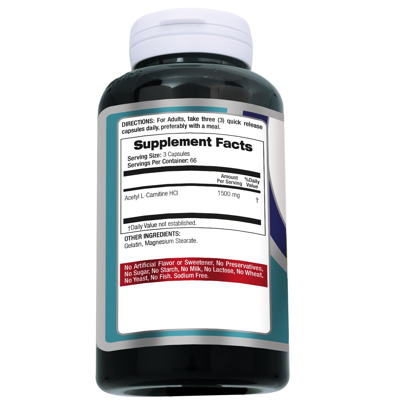 FITO MEDIC'S Lab L-Carnitine Supplement, Acetyl L-Carnitine Formula, 200 Capsules — Amazon image 9